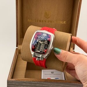 Invicta Montres Prestige Automatic Red Watch MPW-0161 44mm